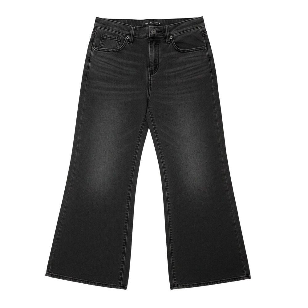 Old Navy High Rise Baggy Wide Leg Jeans Denim Pants Girl Black 14 Plus